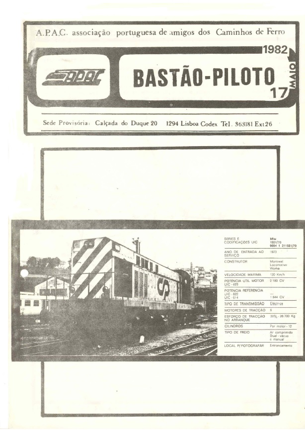 Bastão Piloto 017